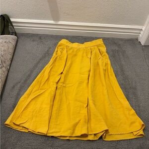 Yellow Women's Skirt